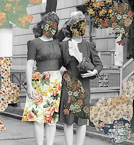 位图 插画 时尚插画 人物插画 拼贴 免费素材