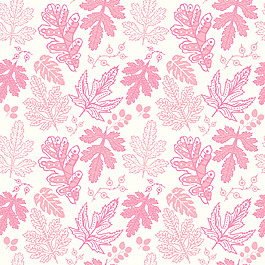 树叶主题无缝模式