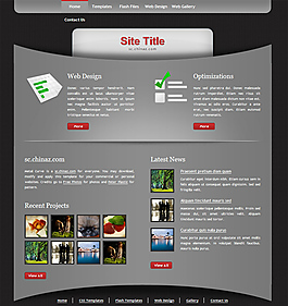 摄影画廊CSS网页