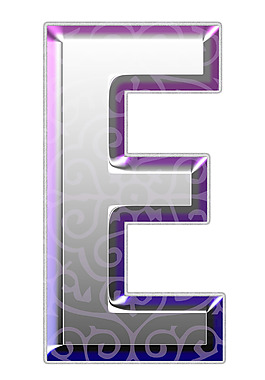 三维银字体