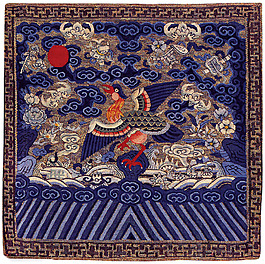 刺绣 仙鹤 云纹 祥云 免费素材