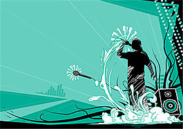 音乐素材矢量素材