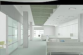 办公室效果图图片