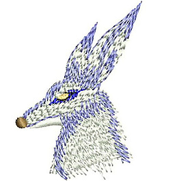 绣花 狐狸 免费素材