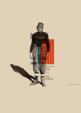 位图 插画 拼贴 人物 男人 免费素材