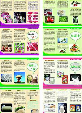 食品安全宣传三折页图片