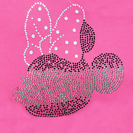 烫钻 米老鼠 米妮 蝴蝶结 免费素材