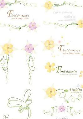 韩国矢量花边401