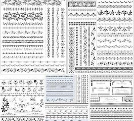 精美花纹花边免费下载