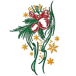 绣花 花纹 树叶 免费素材