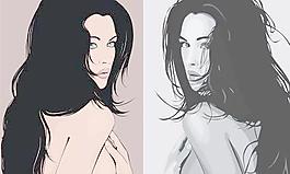 性感女人矢量