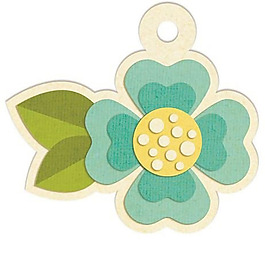 吊牌 花朵 树叶 免费素材