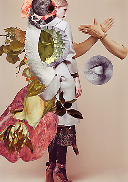 位图 插画 时尚插画 人物插画 拼贴 免费素材