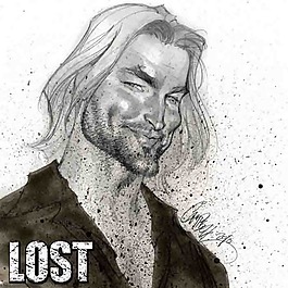 位图 插画 LOST 迷失 人物 免费素材