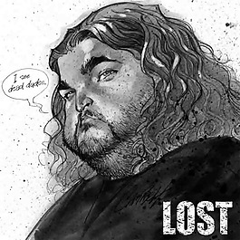 位图 插画 LOST 迷失 人物 免费素材