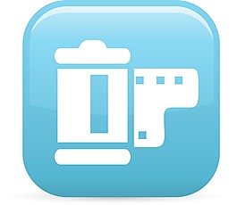 电影元素光泽图标辊