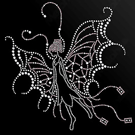 烫钻 精灵 翅膀 蝴蝶 免费素材