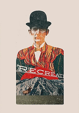 位图 插画 拼贴 人物 男人 免费素材