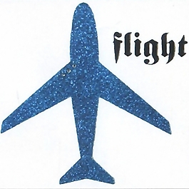 贴布 文字 英文 飞机 免费素材