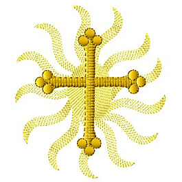 绣花 十字架 免费素材