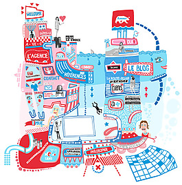 位图 插画 插画师 Antoine Corbineau 免费素材