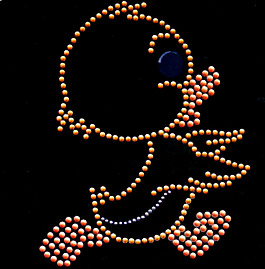 烫钻 鸭子 免费素材