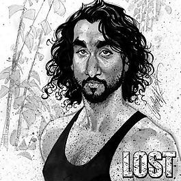 位图 插画 LOST 迷失 人物 免费素材