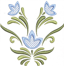 绣花 花卉 家纺 免费素材