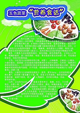 5色蔬菜海报图片