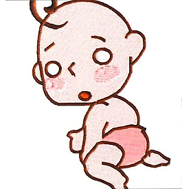 绣花 男婴 家纺 免费素材