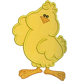 绣花 小鸡 家纺 免费素材