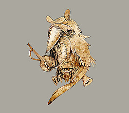 位图 抽象 插画 插画师 Lucas 免费素材