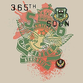 印花矢量图 徽章标记 动物 老鹰 缎带 免费素材