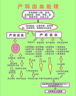 产科出血处理流程图片