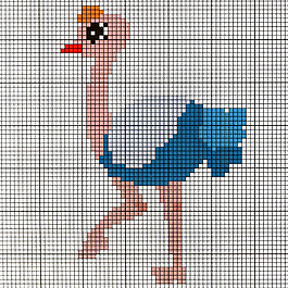 毛衫图案 鸵鸟 毛衣 免费素材