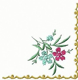 绣花 花卉 家纺 免费素材