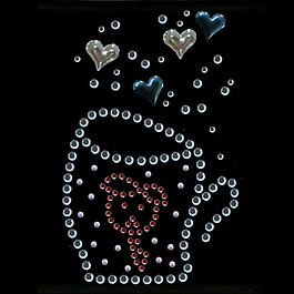 烫钻 水杯 心形 免费素材