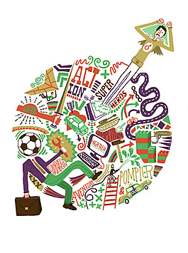 位图 插画 插画师 Antoine Corbineau 免费素材