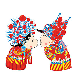 樱桃小丸子之小丸子与花轮的结婚照