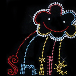 烫钻 云朵 文字 英文 免费素材