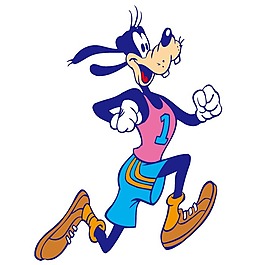 印花矢量图 卡通形象 迪士尼 高飞 色彩 免费素材