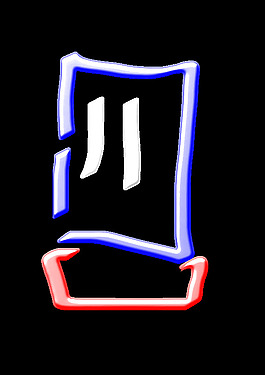 蓝白红帽子