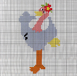 毛衫图案 动物 鸵鸟 免费素材