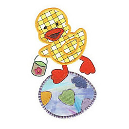 贴布 鸭子 免费素材