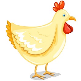 印花矢量图 婴童 公鸡 色彩 黄色 免费素材