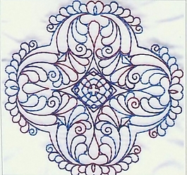 绣花 花纹 家纺 免费素材