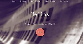 宽屏响应式HTML5模板