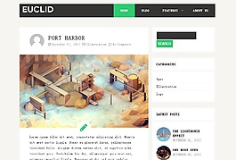 小清新卡通动漫企业网站模板