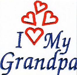 绣花 英文 桃心 家纺 免费素材