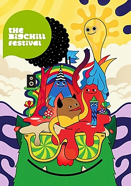 位图 插画 抽象 怪物 色彩 免费素材